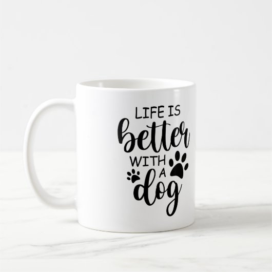 Leuke Leven Is Beter Met Een Hond Koffiemok (Links)