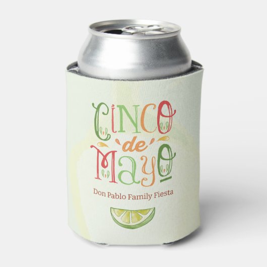 Leuke levendige Cinco de Mayo Fiesta Blikjeskoeler (Blikje Voorkant)