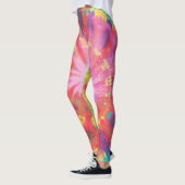 Leuke Levendige Kleurrijke Stropdas-Dye #1 Leggings (Links)