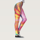Leuke Levendige Kleurrijke Stropdas-Dye #1 Leggings (Rechts)