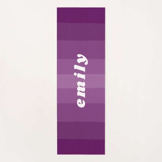 Leuke Levendige Paarse Kleur Ontwerp Aangepaste Na Yogamat (Voorkant)