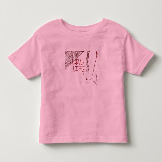 Leuke Levens Graffiti Peuter T-Shirt (Voorkant)