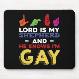 Leuke LGBT Gay Pride Maand Bewustzijn ASL Sign Lan Muismat