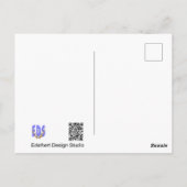 Leuke libel, vasthouden op DIY Briefkaart (Achterkant)