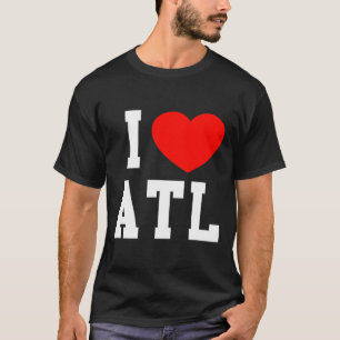 Leuke Liefde Atlanta Georgia Souvenir Vakantie Atl T-shirt