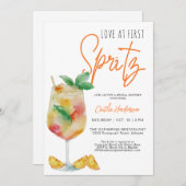 Leuke liefde bij eerste Spritz Vrijgezellenfeest Kaart (Voorkant / Achterkant)