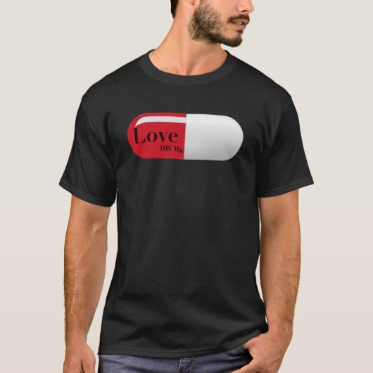 Leuke Liefde Graphic Inspirerend RX Verpleegkundig T-shirt (Voorkant)