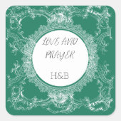 Leuke Liefde Groene Sticker (Voorkant)