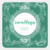 Leuke Liefde Groene Sticker (Voorkant)