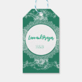 Leuke Liefde Groene Sticker Cadeaulabel (Voorkant)