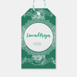 Leuke Liefde Groene Sticker Cadeaulabel