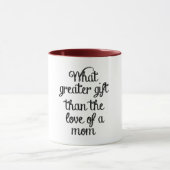 Leuke liefde van een moeder moederdag cadeau koffi mok (Midden)