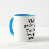 Leuke liefde van een moeder moederdag cadeau koffi mok (Voorkant links)