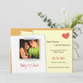 Leuke Liefdesbrief Save The Date Kaart (Staand voorkant)