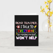 Leuke lieve leraar ik praat met iedereen die van s kaart (Gele Bloem)