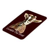 Leuke lieve oude geit, Boerderij dierlijke Humor Magneet (Linkerzijde)