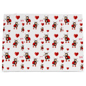 Leuke lieveheersbeestjes, harten en vreugdetekst o groot cadeauzakje (Voorkant)