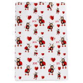 Leuke lieveheersbeestjes op wit medium cadeauzakje (Voorkant)