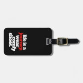 Leuke Life is een reis ... Bagagelabel (Voorkant horizontaal)