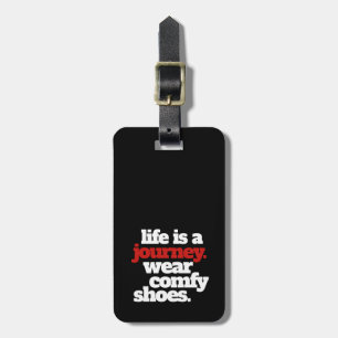 Leuke Life is een reis ... Bagagelabel