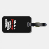 Leuke Life is een reis ... Bagagelabel (Achterkant horizontaal)