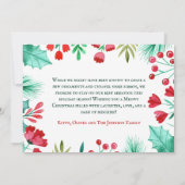 Leuke Lijst 2 Kattenfoto Kerst Waterverf Feestdagenkaart (Achterkant)