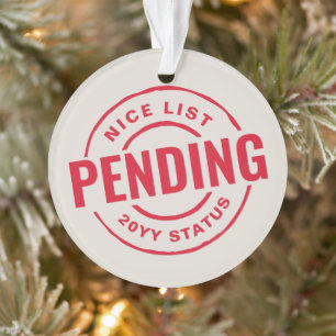 Leuke lijst grappige schattige rode kerst huisdier ornament