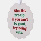 Leuke lijst leuke grappige groene rode huisdier fo ornament kaart (Links)