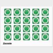 Leuke Lijst Noordpool Post Blank Vierkant Sticker (Vel)