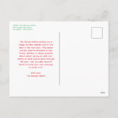 Leuke lijst pro tip grappig een foto kerst huisdie feestdagenkaart (Achterkant)