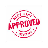 Leuke lijst status leuke slimme kerst  zelfinktende stempel (Design)