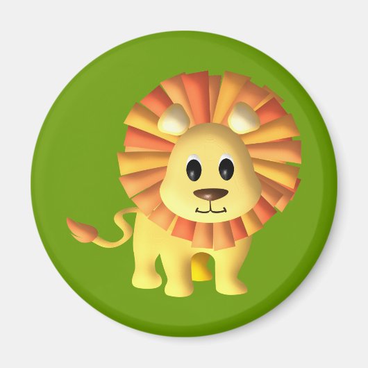 Leuke Lil Lion Magneet (Voorkant)