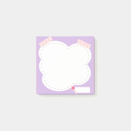 Leuke lila kleverige notities Post-it notities Post-it® Notes (Voorkant)