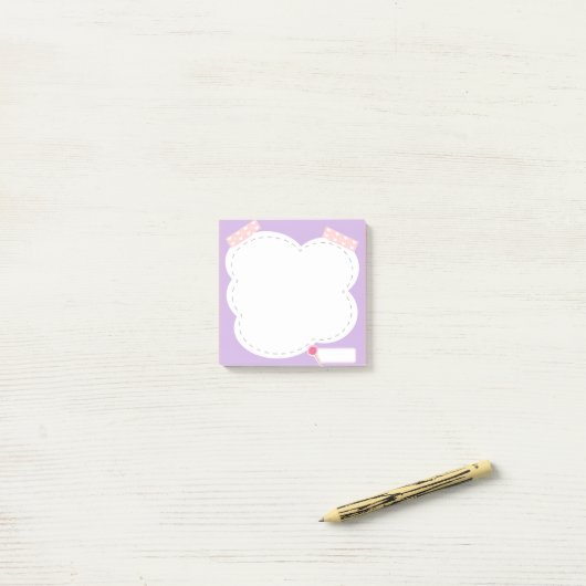 Leuke lila kleverige notities Post-it notities Post-it® Notes (Op bureau)