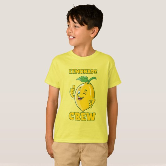 leuke limonade-breintkunst t-shirt (Voorkant volledig)