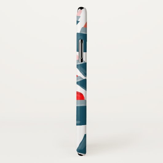 Leuke lippenstift: hoofdletters wit Case-Mate iPhone case (Achterkant / rechts)