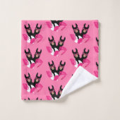 Leuke Llama Alpaca Accessoires Bad Handdoek (Wasdoekje)