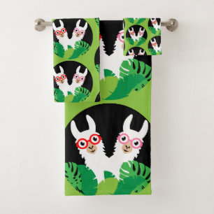 Leuke Llama Alpaca Accessoires Bad Handdoek