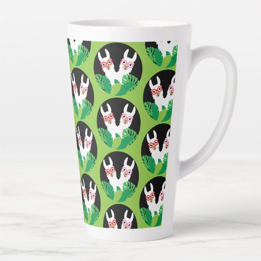 Leuke Llama Alpaca Accessoires Latte Mok (Rechts)