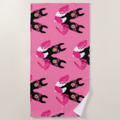 Leuke Llama Alpaca Accessoires Strandlaken (Voorkant)