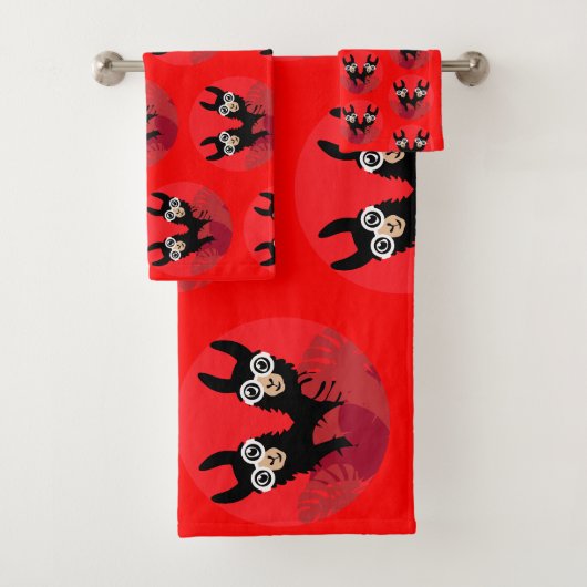 Leuke Llama Alpaca Home Bad Handdoek (Insitu)
