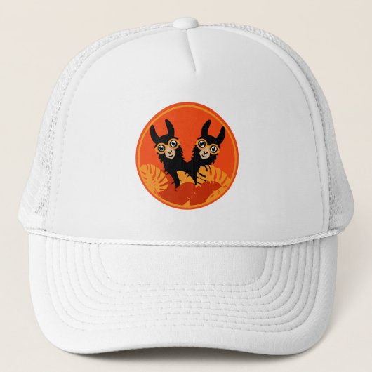Leuke Llama Alpaca Huis en Wonen Trucker Pet (Voorkant)