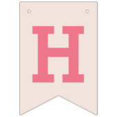 Leuke Llama Baby Kids Verjaardag Roze bunting bann Vlaggetjes (Tweede vlag)