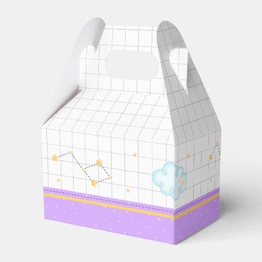 Leuke Llama Eenhoorn Rainbow Party Favor Box Bedankdoosjes (Achterkant)