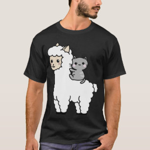 Leuke Llama Kat Beste Vrienden T-shirt