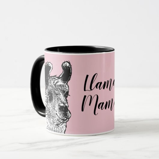 Leuke Llama Mama Mok (Voorkant links)