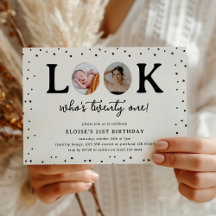 Leuke Look's Wie is 21' 2 x foto 21ste verjaardag