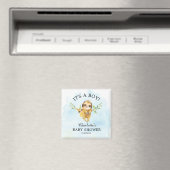 Leuke luiaard Baby shower Favor Magnet (Insitu (Vaatwasser))