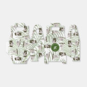 Leuke luiaard dier patroon in wild bos verjaardag bedankdoosjes (Uitgevouwen)