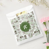 Leuke luiaard dier patroon in wild bos verjaardag bedankzakje (Gezegeld)